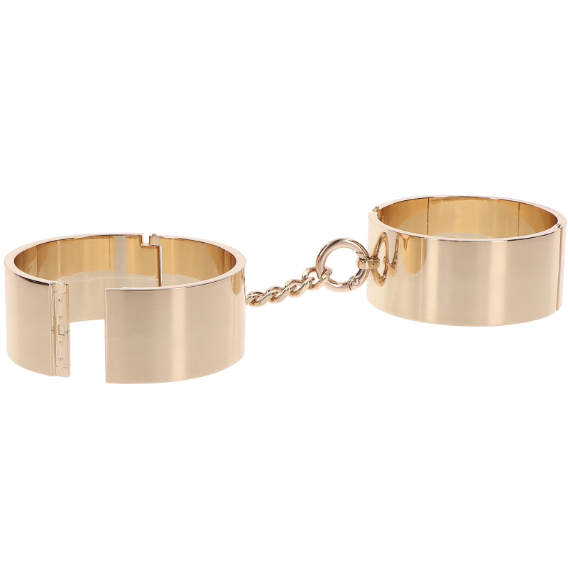 menottes en metal slave wrist taboom dorees 9