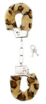 menottes furry leopard