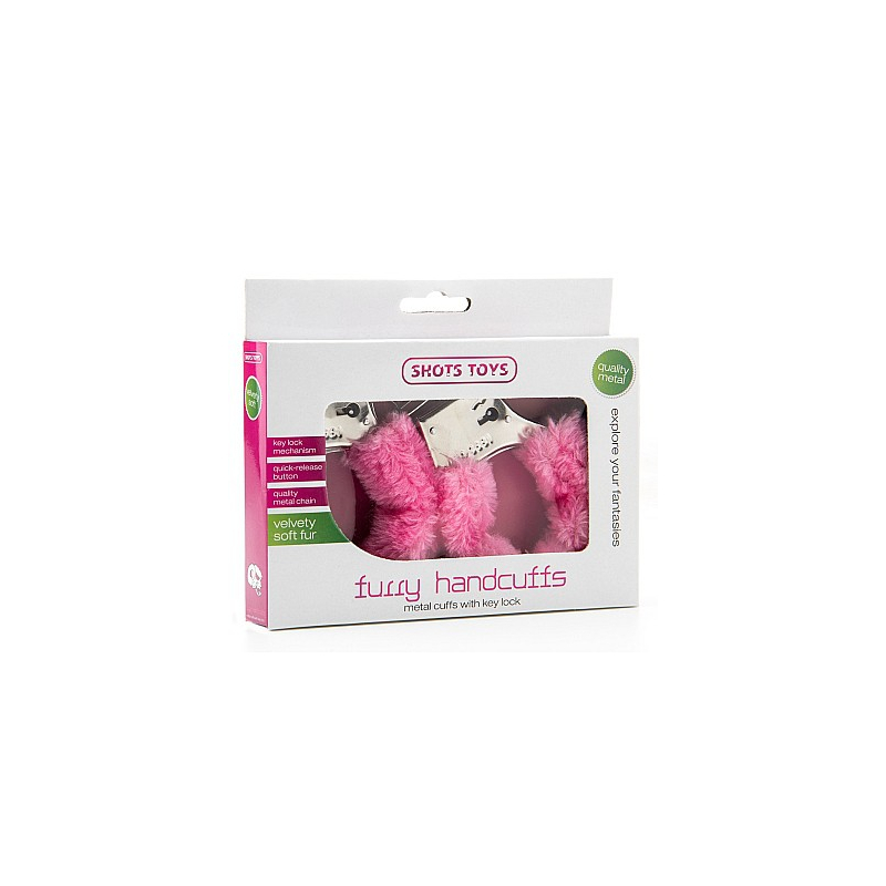 menottes furry roses 1