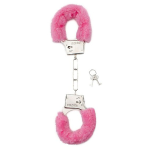 menottes furry roses