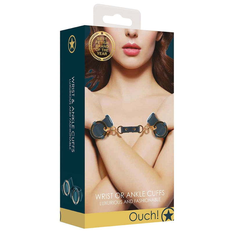 menottes halo cuff bleues 1