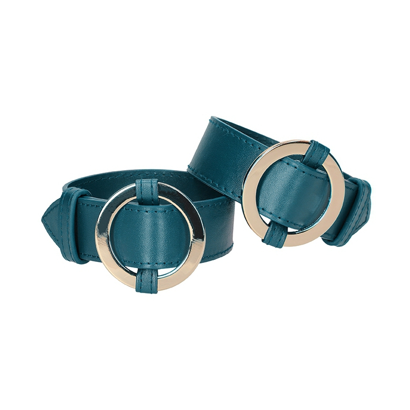 menottes halo cuff bleues