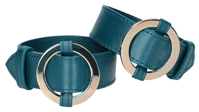 menottes halo cuff bleues