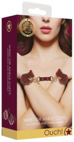 menottes halo cuff rouges 1