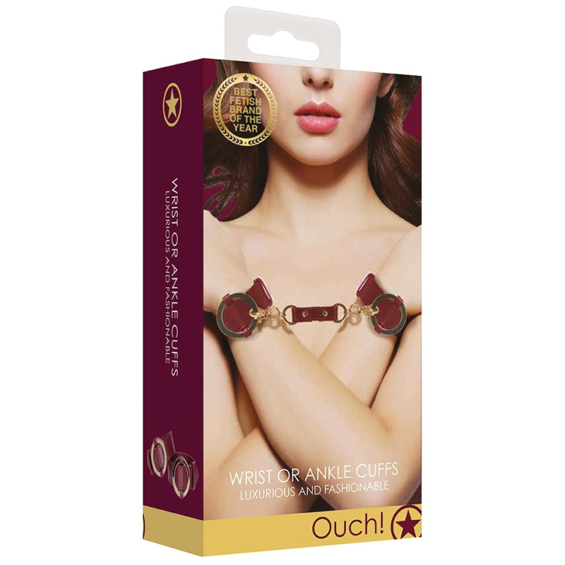 menottes halo cuff rouges 1