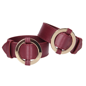 menottes halo cuff rouges