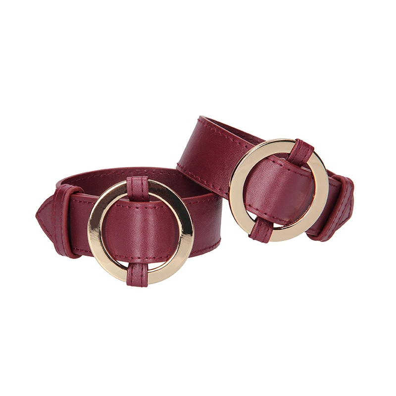 menottes halo cuff rouges