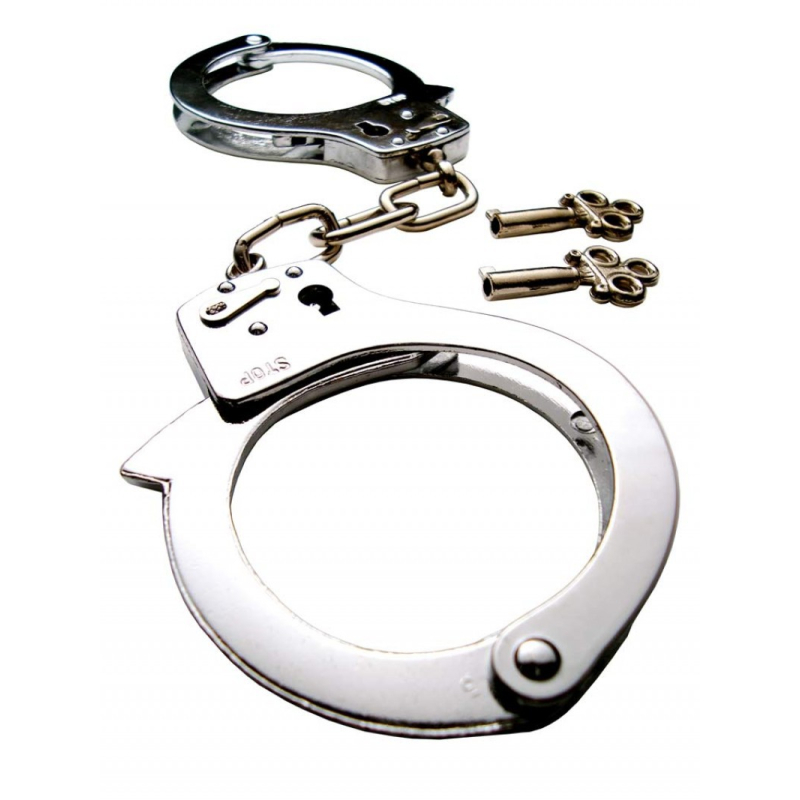 menottes metal chrome