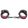 menottes noir rose