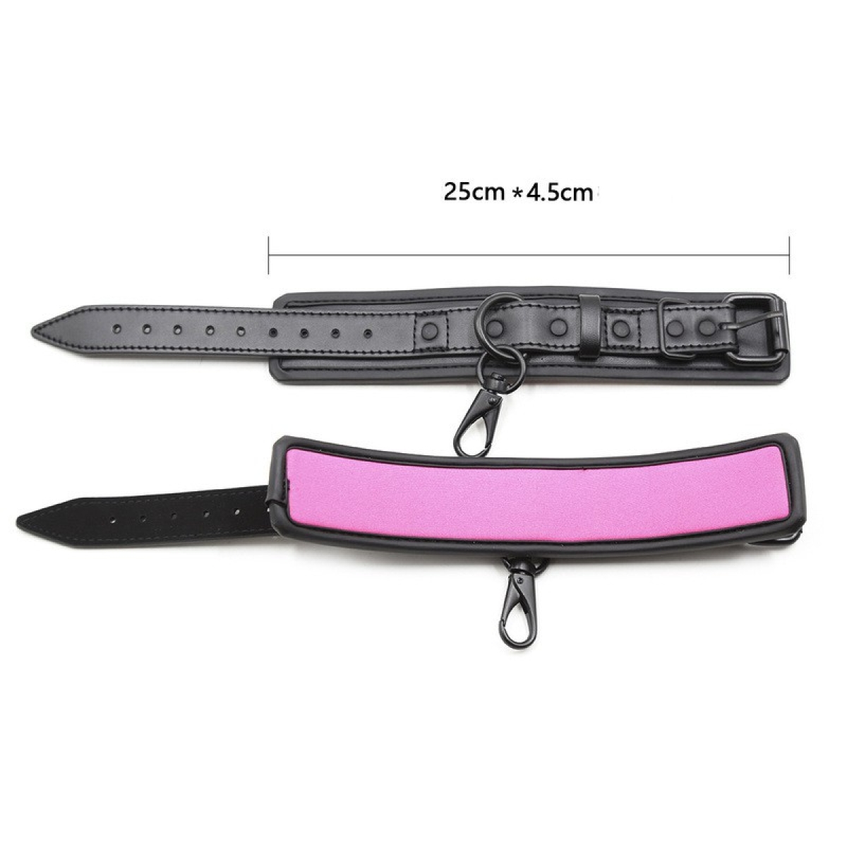 menottes noir rose 3