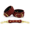 menottes pin lock rouge fonce