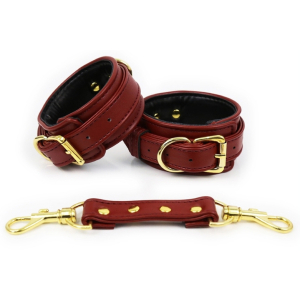 menottes pin lock rouge fonce