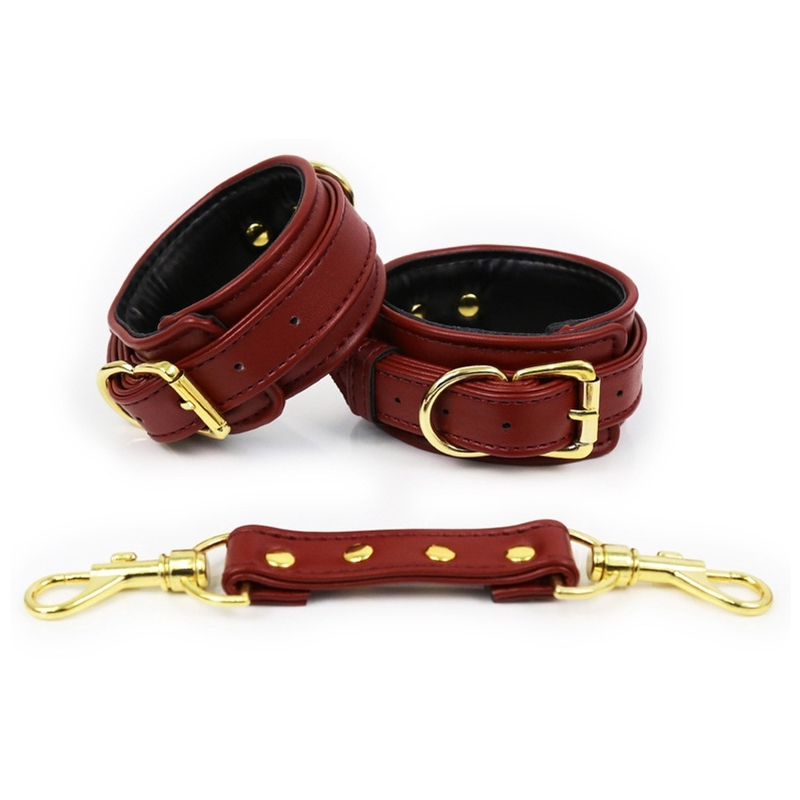 menottes pin lock rouge fonce