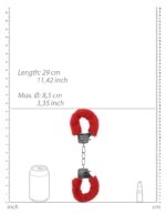 menottes pleasure furry rouges 2