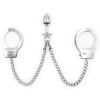 menottes plug en metal 6 x 27cm