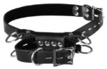 menottes pour cuisses kneeling cuffs noires 4