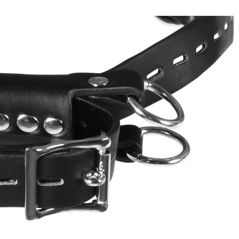 menottes pour cuisses kneeling cuffs noires 6