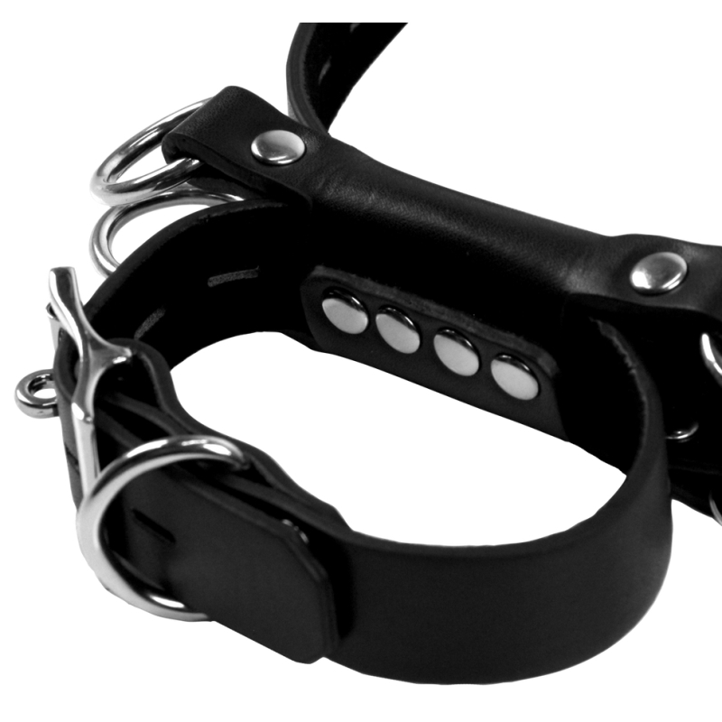 menottes pour cuisses kneeling cuffs noires 7