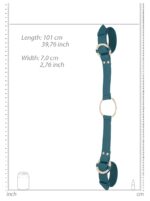 menottes pour poignets avec anneaux halo bleu 3