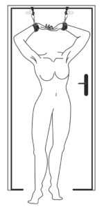 menottes pour porte door jam simili 2