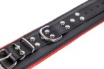 menottes rembourrees en cuir pour les chevilles noir rouge 4 scaled
