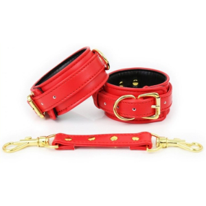 menottes simili pin lock rouge