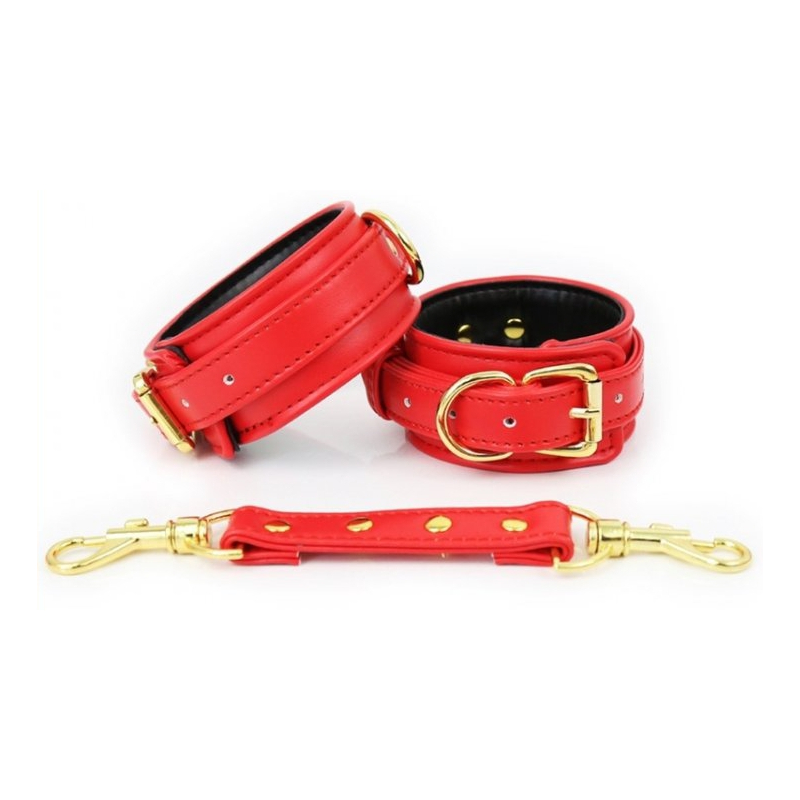 menottes simili pin lock rouge