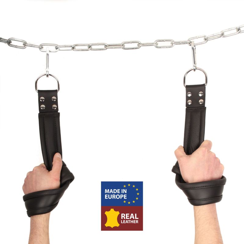 menottes suspension en cuir mainspieds 5