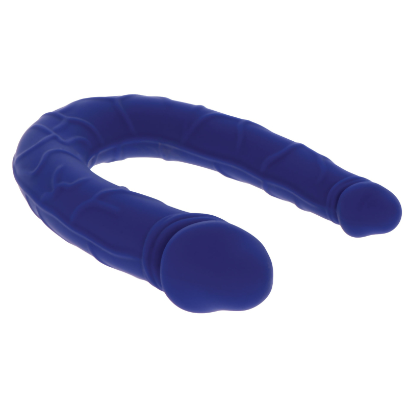mini double gode u shape 11 x 31cm bleu 3