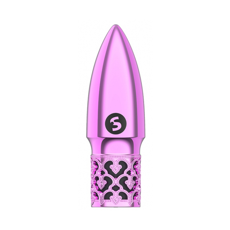 mini stimulateur de clitoris glitter 7cm rose