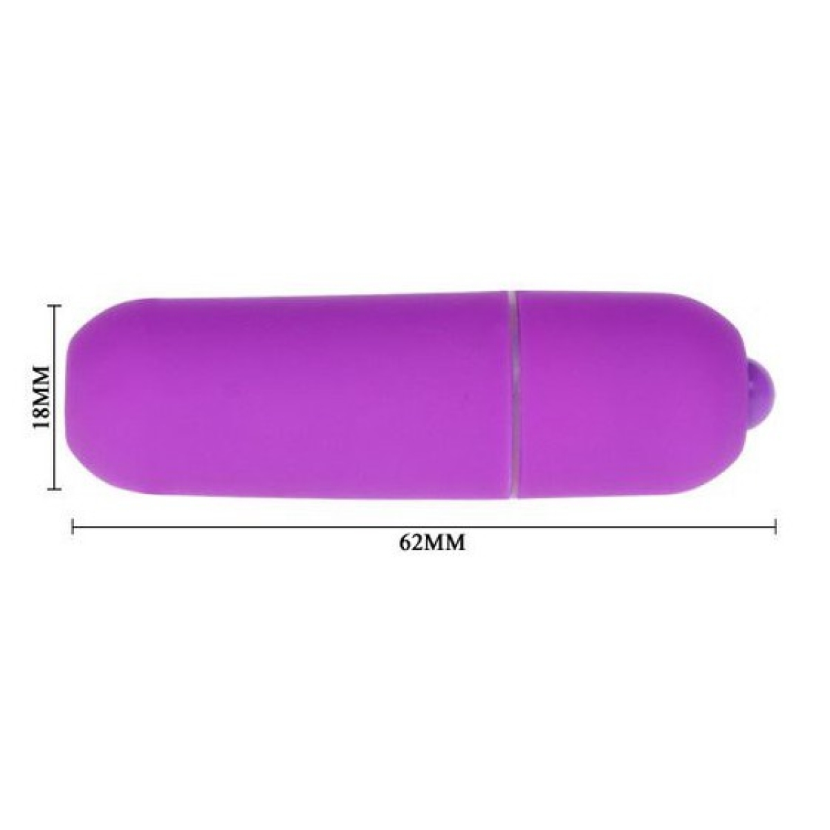 mini vibro 10 fonctions 6cm violet 2