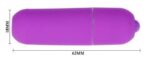 mini vibro 10 fonctions 6cm violet 2