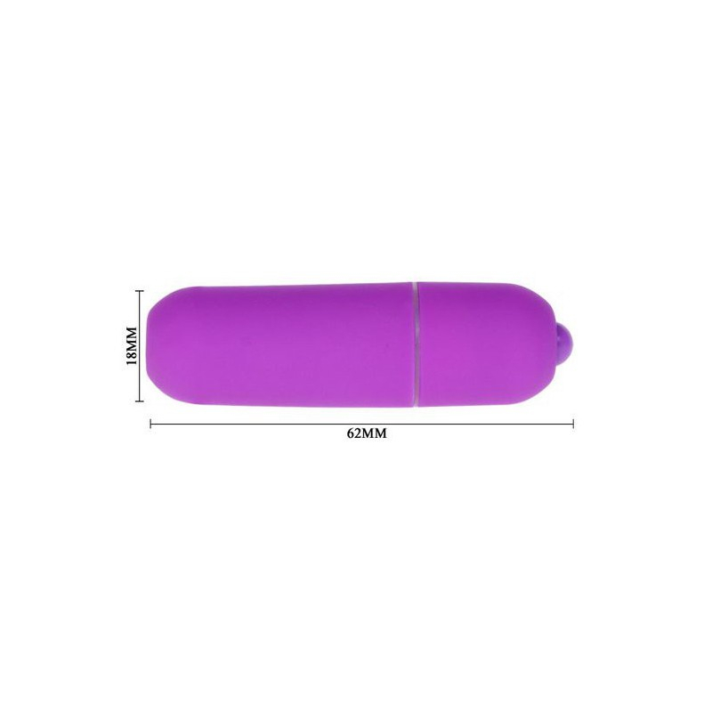 mini vibro 10 fonctions 6cm violet 2