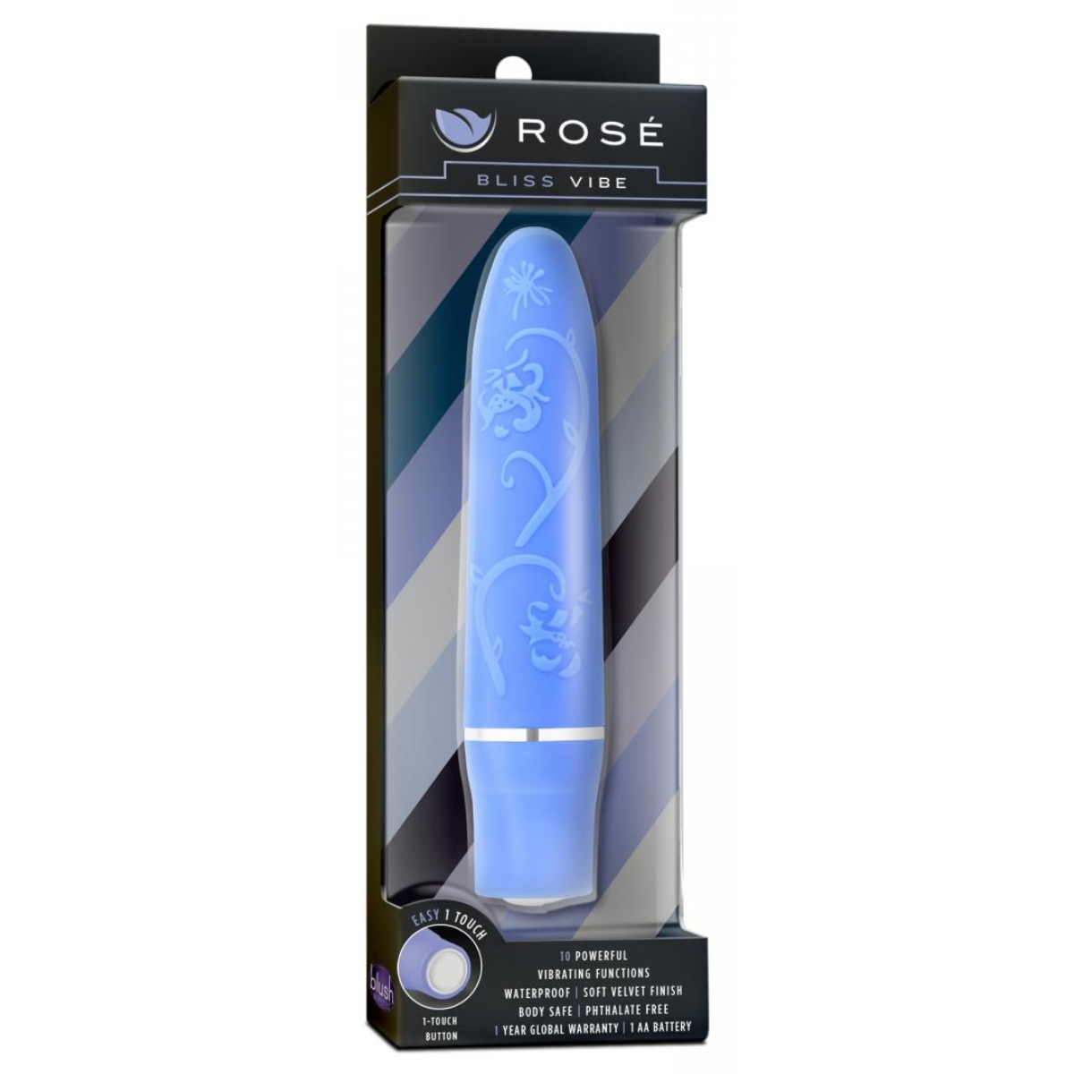 mini vibro bliss vibe 105cm bleu 1