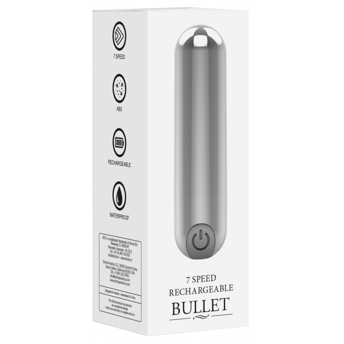 mini vibro bullet up 77 x 2cm argente 1