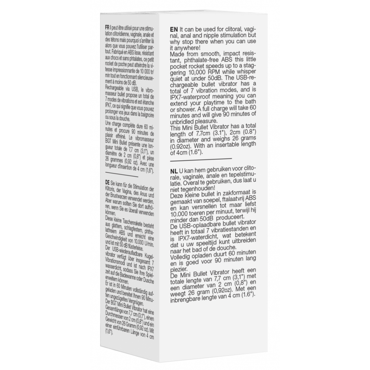 mini vibro bullet up 77 x 2cm argente 5