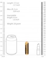 mini vibro bullet up 77 x 2cm dore 2