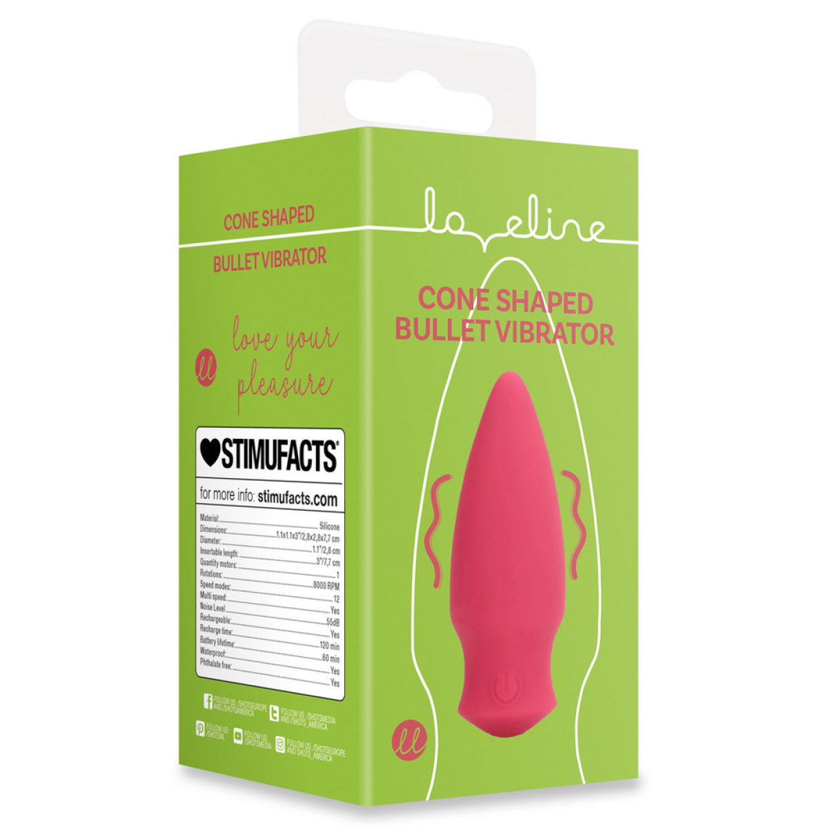 mini vibro conikpink 6 x 3cm 1