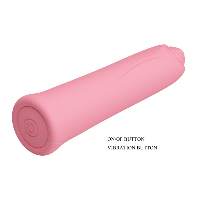 mini vibro curtis pretty love 10 x 2cm rose 5