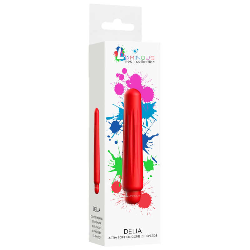 mini vibro delia 12cm rouge 1 scaled