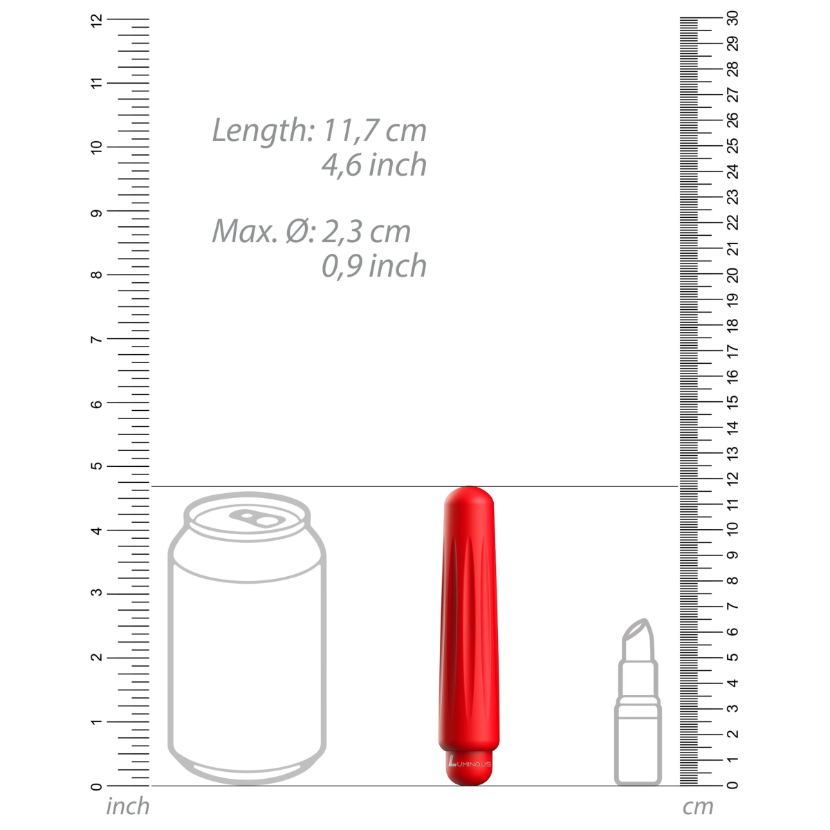 mini vibro delia 12cm rouge 4 scaled