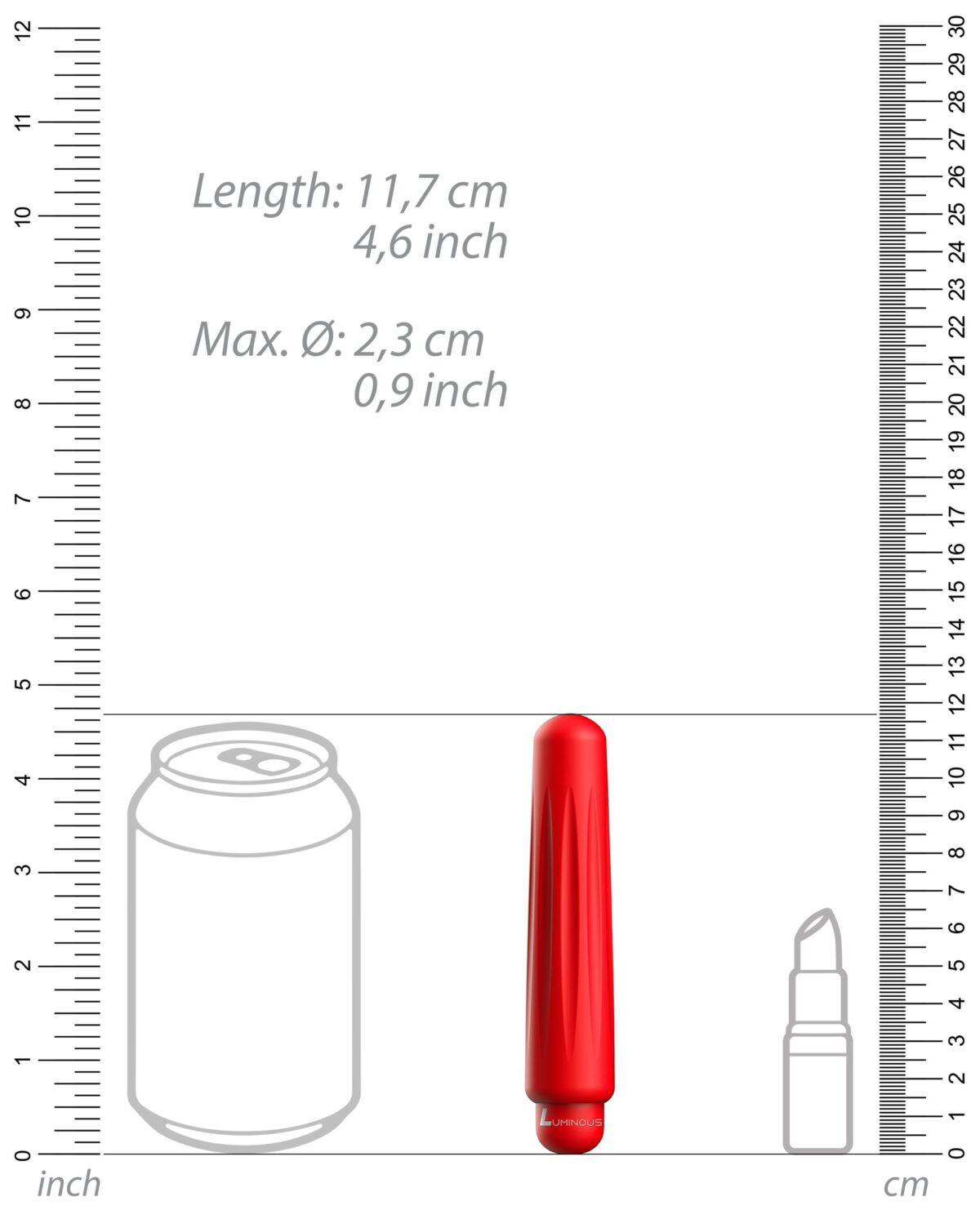 mini vibro delia 12cm rouge 4 scaled