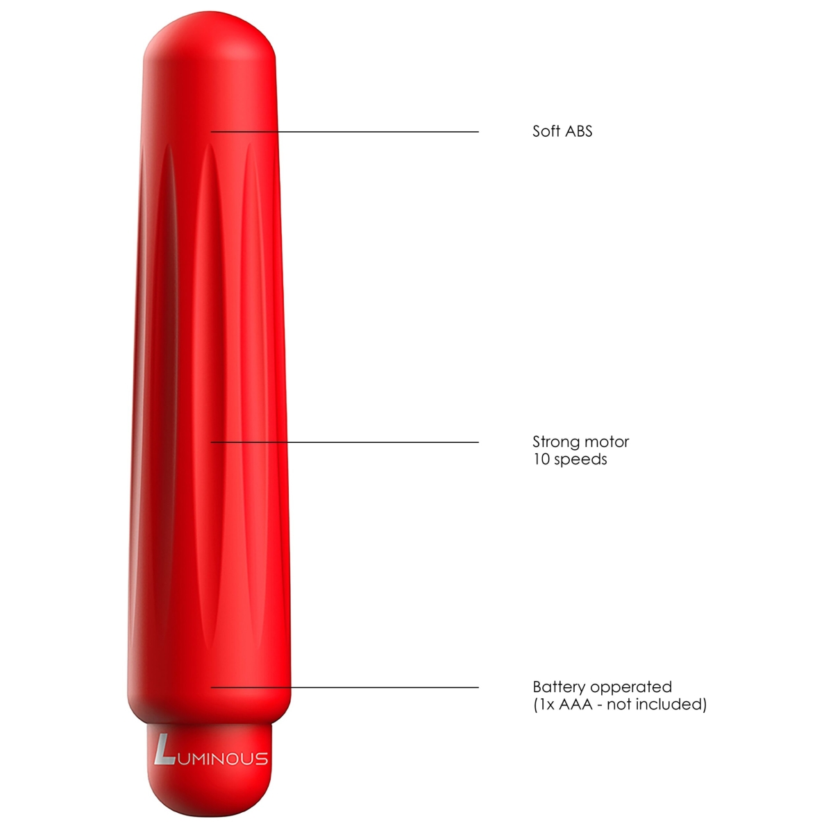 mini vibro delia 12cm rouge 5 scaled