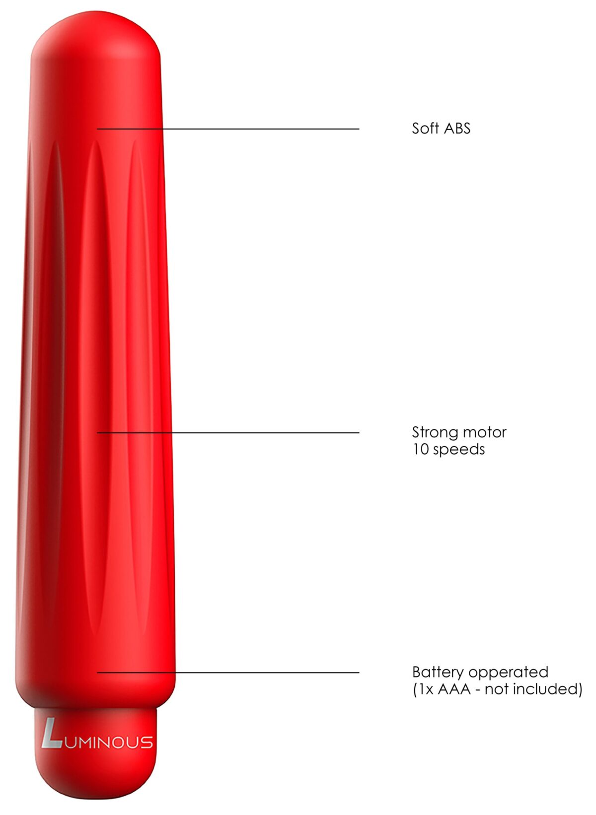 mini vibro delia 12cm rouge 5 scaled