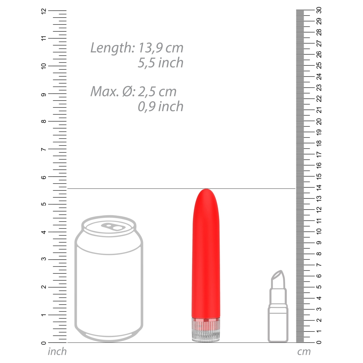 mini vibro eleni 14cm rouge 4 scaled