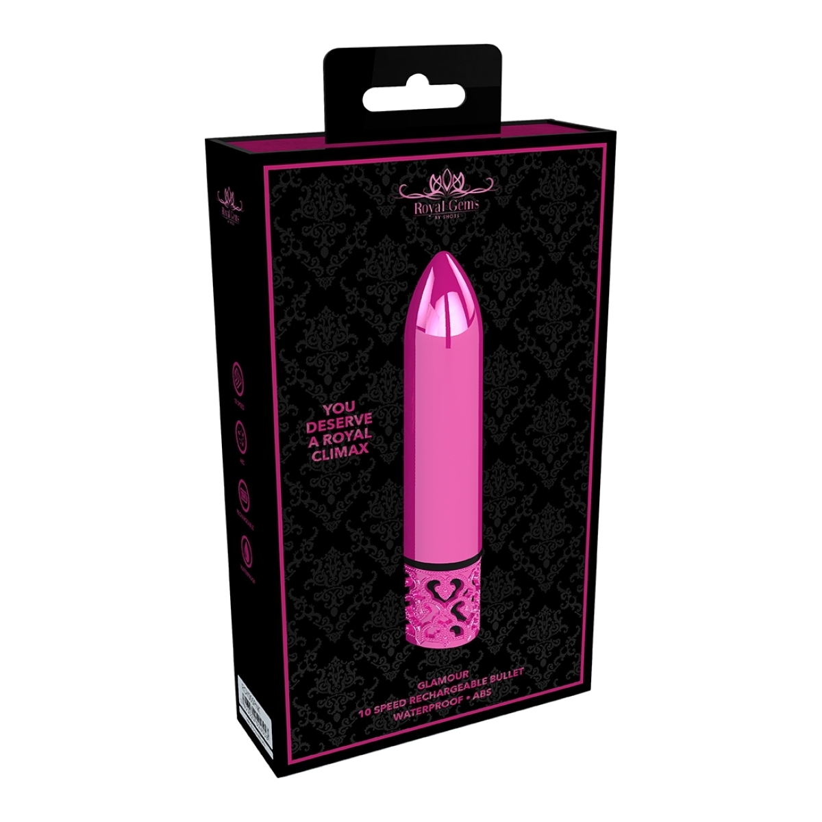 mini vibro glamour 105cm rose 1