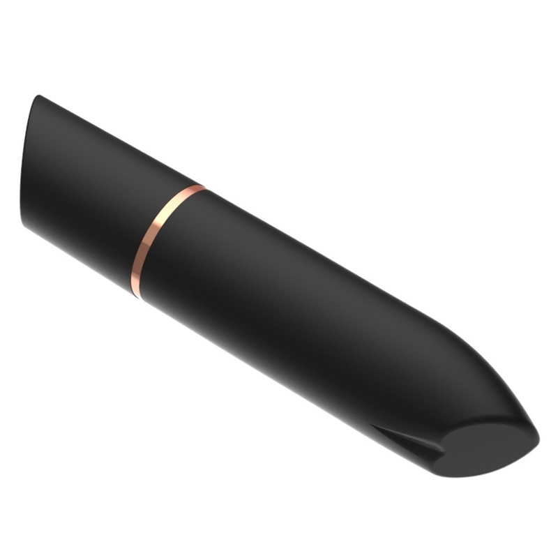 mini vibro heart lipstick 9cm noir 1
