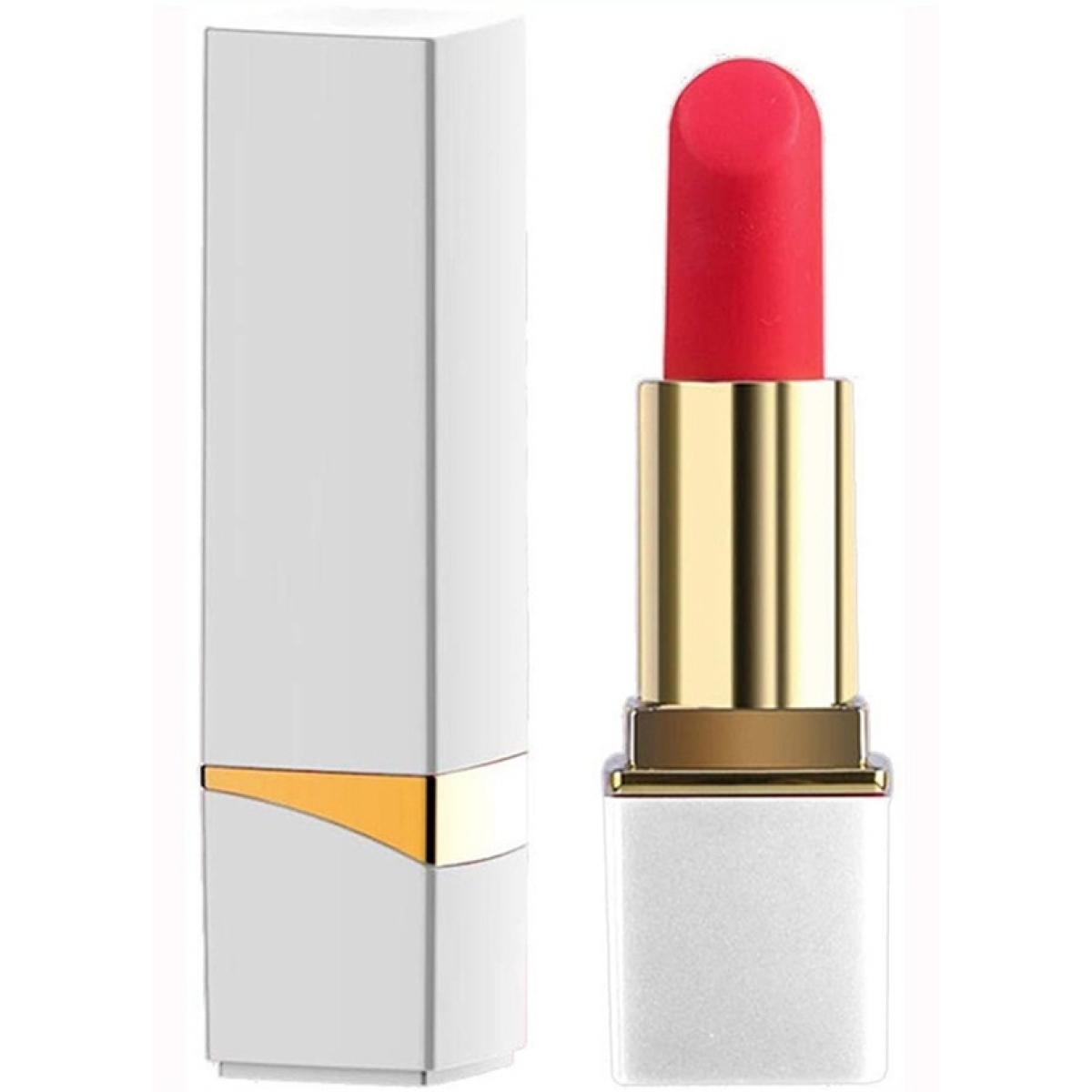 mini vibro lipstick rock 87 x 23cm blanc
