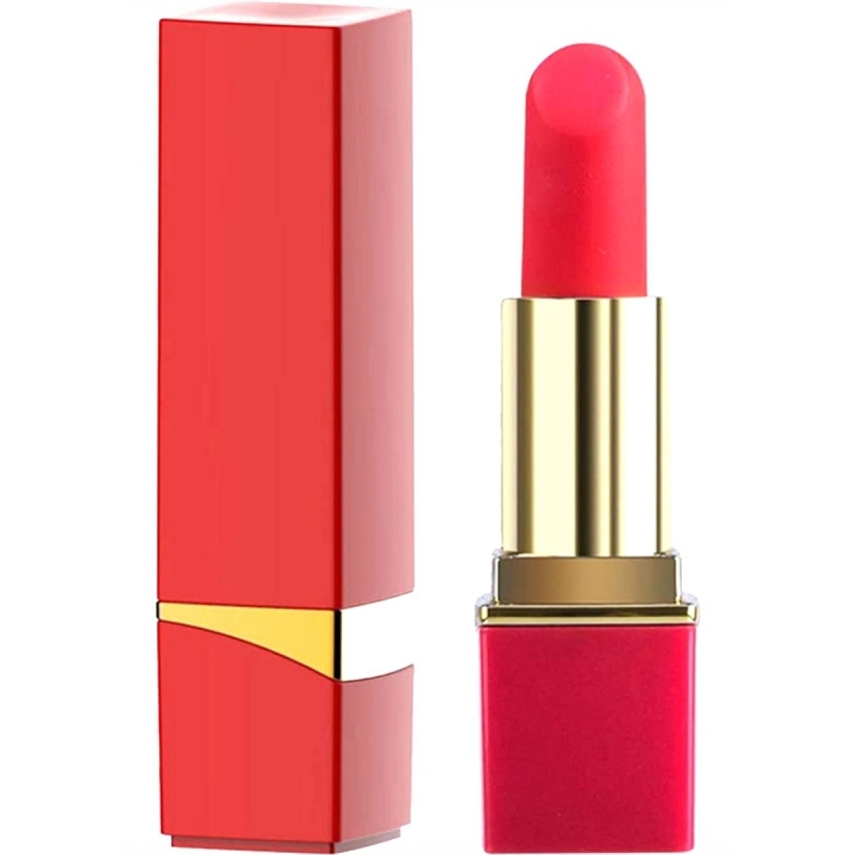mini vibro lipstick rock 87 x 23cm rouge