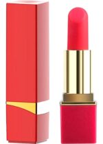 mini vibro lipstick rock 87 x 23cm rouge